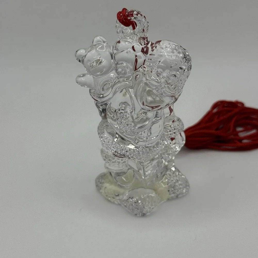 MARQUIS WATERFORD CRYSTAL CHRISTMAS ORNAMENT AMERICAN SANTA 1st in Series No box